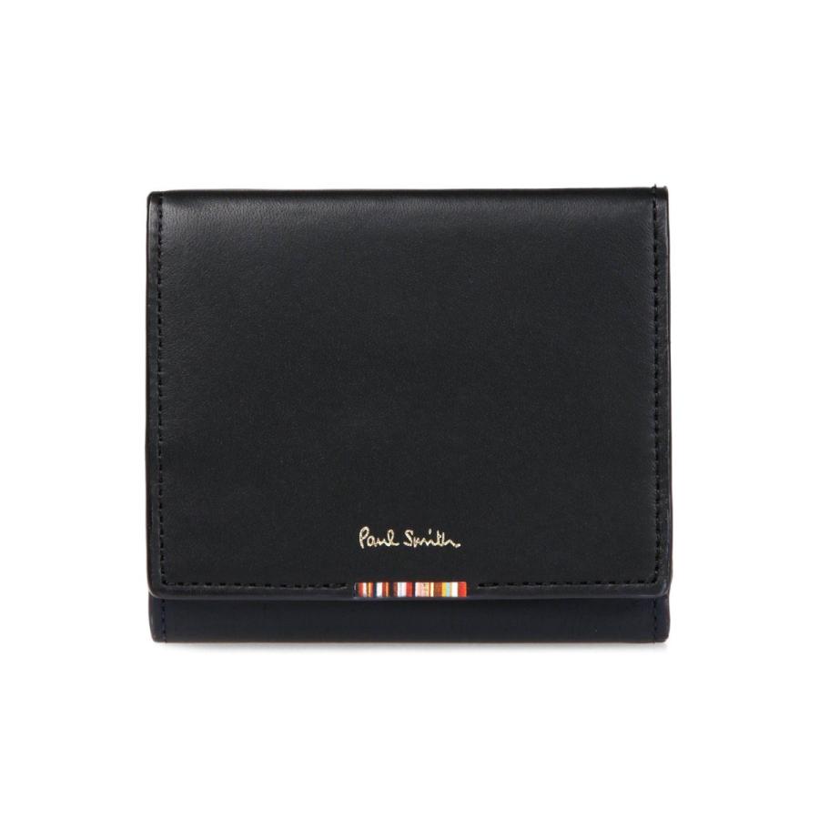 ポールスミス Paul Smith マルチストライプタブ ミニ財布 メンズ 