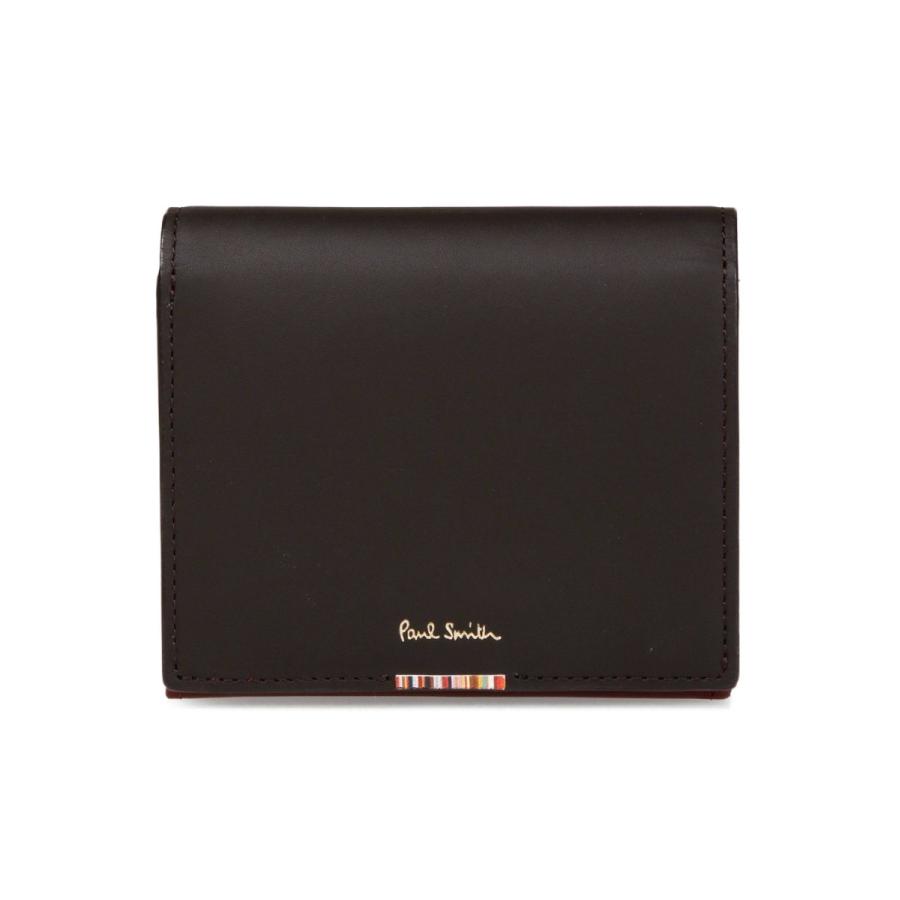 ポールスミス Paul Smith マルチストライプタブ 二つ折り財布 メンズ 