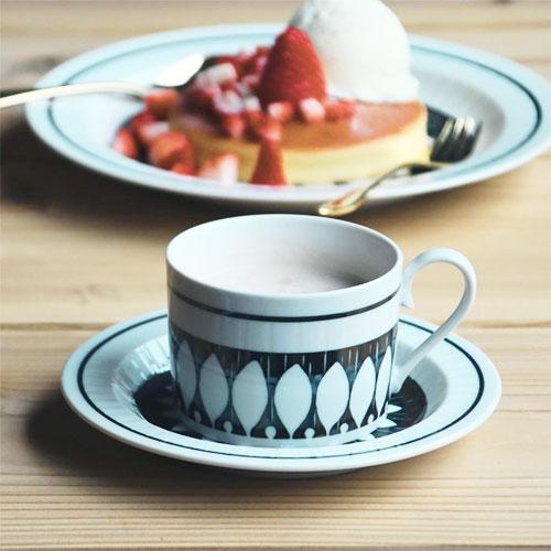 Antico Flower ペアコーヒー 2客セット 200cc 美濃焼【食器 ケーキ皿 