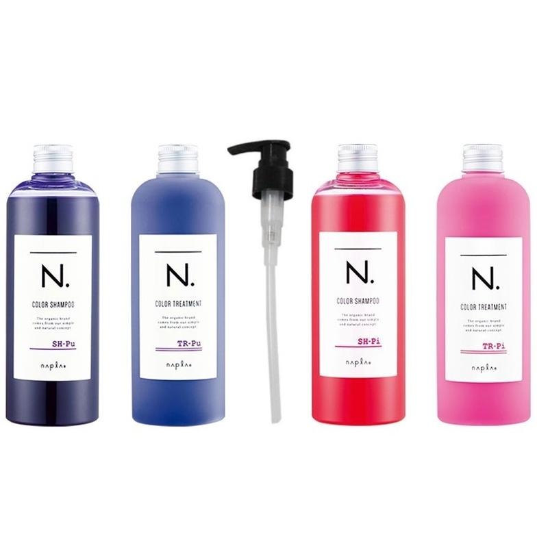 カラーシャンプー カラートリートメント セット 専用ポンプ付き ピンク パープル ナプラ Napla エヌドット N 正規品 贈り物専門店thegift 通販 Yahoo ショッピング