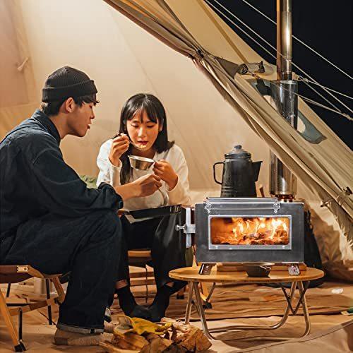独特の素材 Lyiyi 薪ストーブ アウトドア クッキングストーブ コンロ 折りたたみ バーベキュー 焚き火台 qコンロ ステンレス 軽量 小型 角型 2 4人用 テント用 キャンプ用 Www Somosnotable Com
