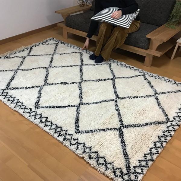 本物 ヴィンテージ ベニワレン ラグ beni ouarain モロッコ モロッカン