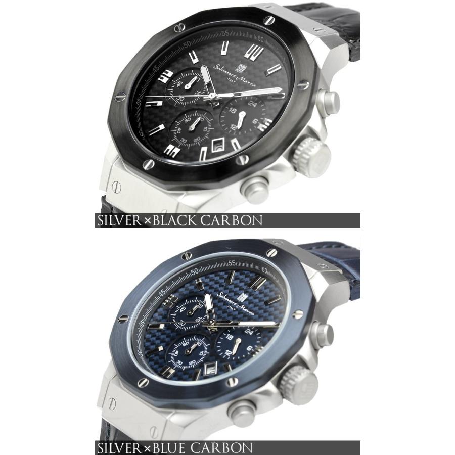 サルバトーレ・マーラ（SALVATORE MARRA） クロノグラフ 腕時計 革