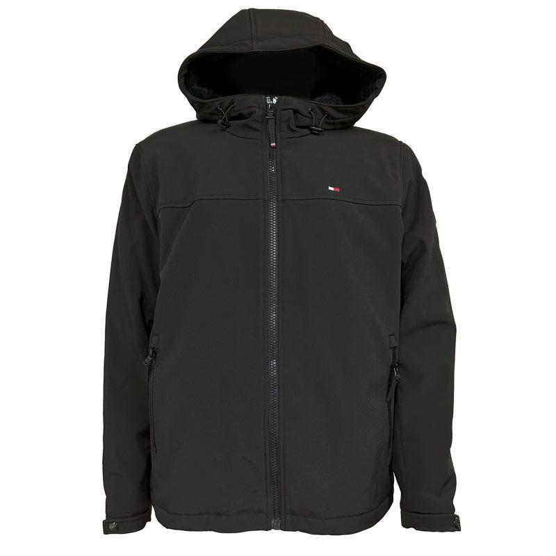並行輸入品】 TOMMY HILFIGER SOFTSHELL HOODY W SOFT SHERPA LINING