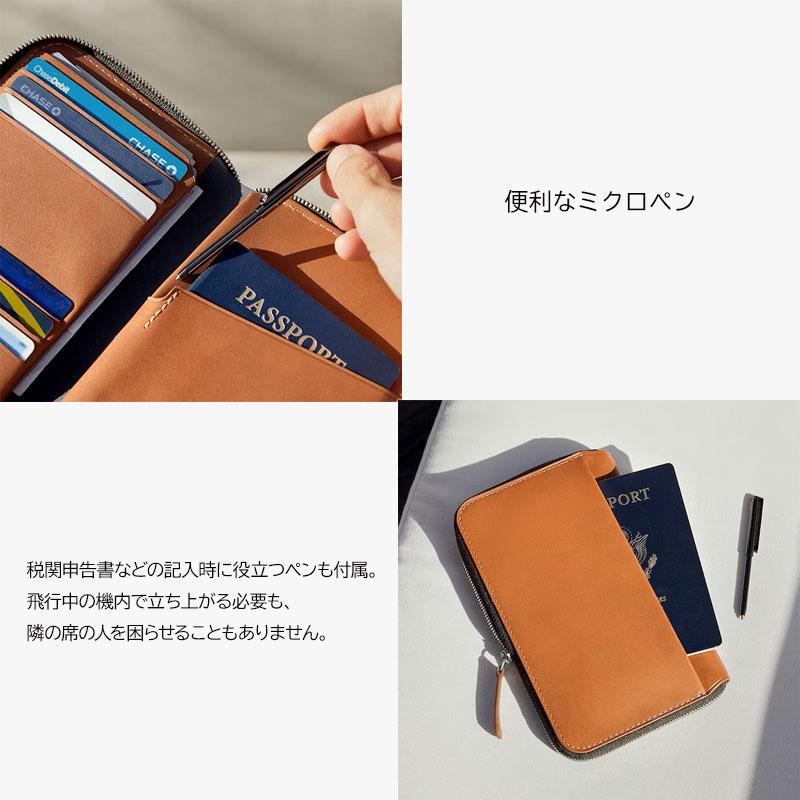 Bellroy Travel Folio パスポート カバー 新品未使用 特別版 Travel Folio | レザーを使用したファスナー開閉の旅行用