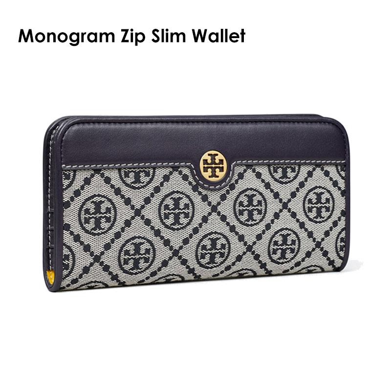 TORY BURCH トリーバーチ 財布 W T Monogram Zip Slim Wallet 88708