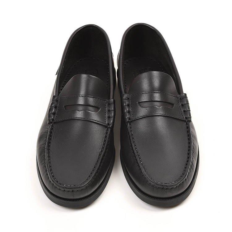 PARABOOT パラブーツ CORAUX/MARINE NOIRE-LIS NOIR 093612 本革 靴 ビジネスシューズ フォーマル レザー ラバーソール ストラップ デザイン メンズ｜the-importshop｜03