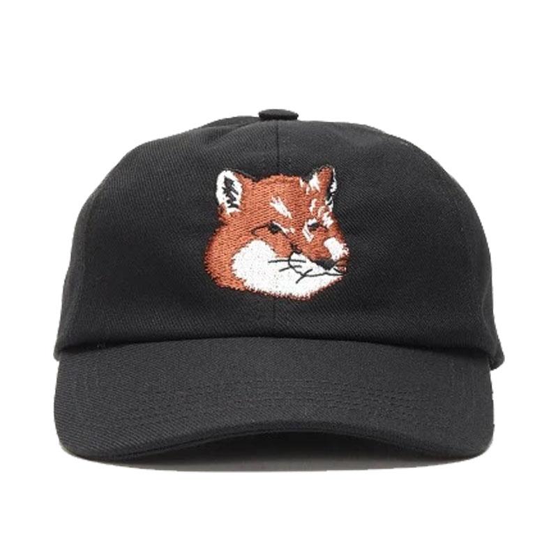 MAISON KITSUNE メゾン キツネ LARGE FOX HEAD EMBROIDERY 6P CAP HU06118WW0007 帽子 キャップ ワンポイント 刺繍 ギフト｜the-importshop｜02