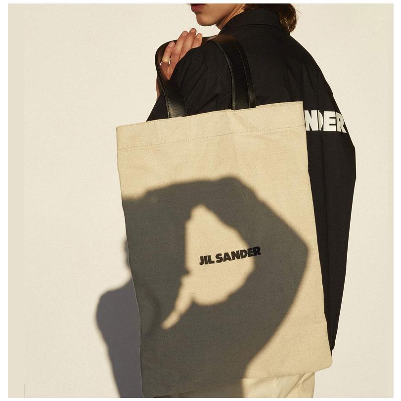 JIL SANDER ジルサンダー BORSA SHOPPING GRANDE ロゴ JIL SANDER ジルサンダー BORSA SHOPPING GRANDE ロゴ