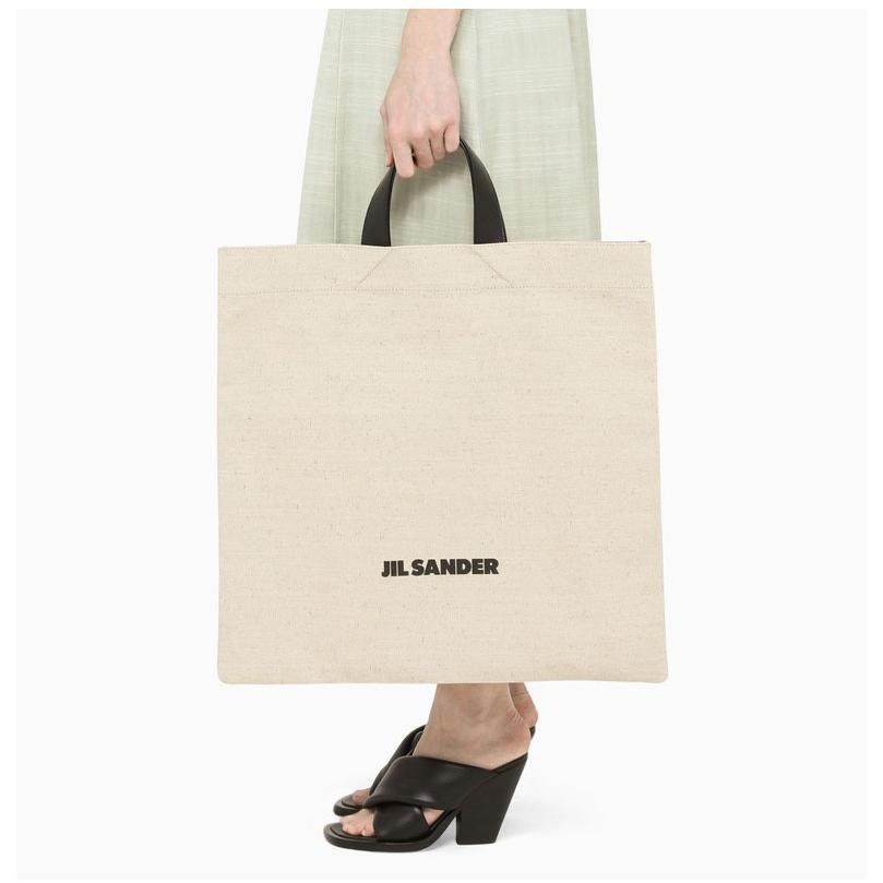 JIL SANDER ジルサンダー BORSA SHOPPING MEDIA ロゴ キャンバス JIL SANDER ジルサンダー BORSA SHOPPING MEDIA ロゴ キャンバス