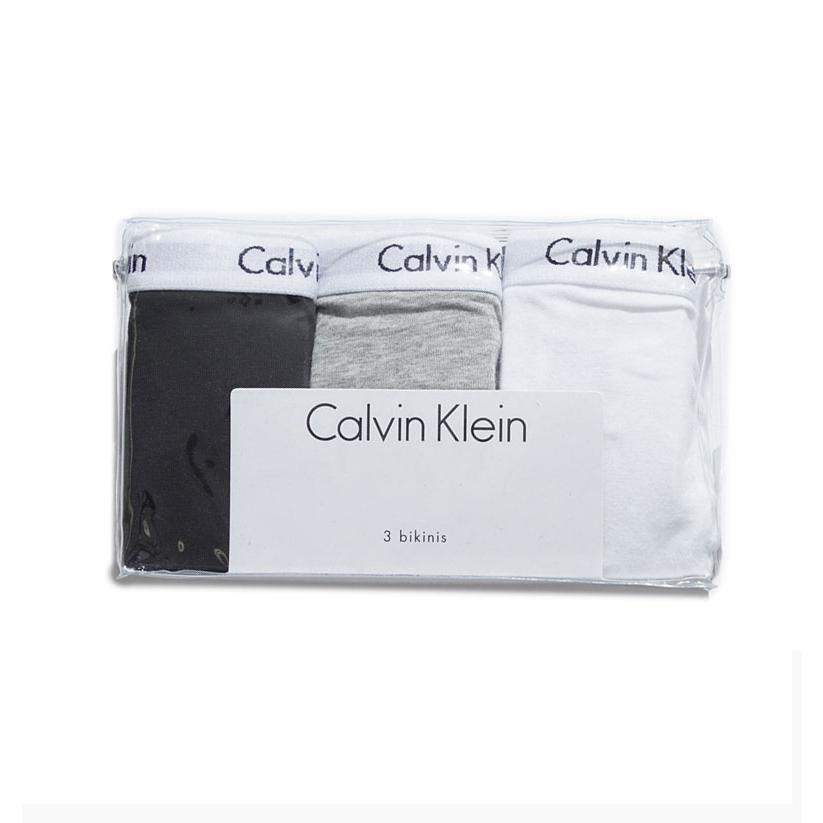 【3枚セット】 Calvin Klein カルバンクライン 3 PACK THONG & 3 PACK BIKINI 3枚セット ショーツ Tバック ロゴ レディース パンツ 下着 アンダーウエア｜the-importshop｜11