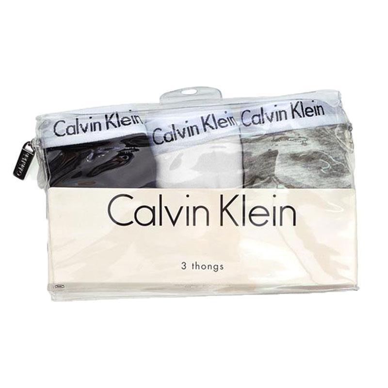 【3枚セット】 Calvin Klein カルバンクライン 3 PACK THONG & 3 PACK BIKINI 3枚セット ショーツ Tバック ロゴ レディース パンツ 下着 アンダーウエア｜the-importshop｜17