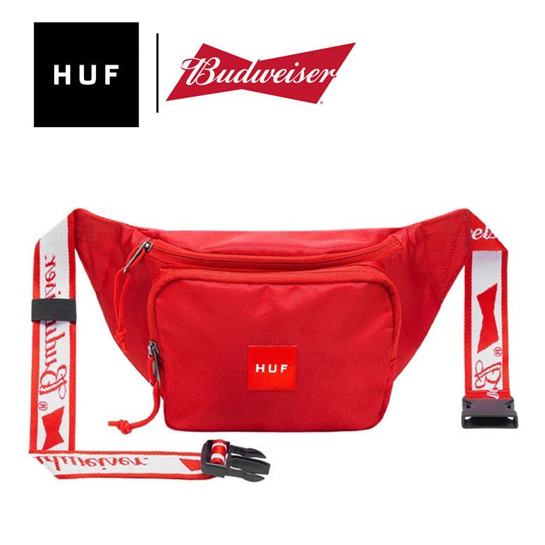 HUF（ハフ） ウエストバッグ ボディバッグ バッグ 鞄 バドワイザー 