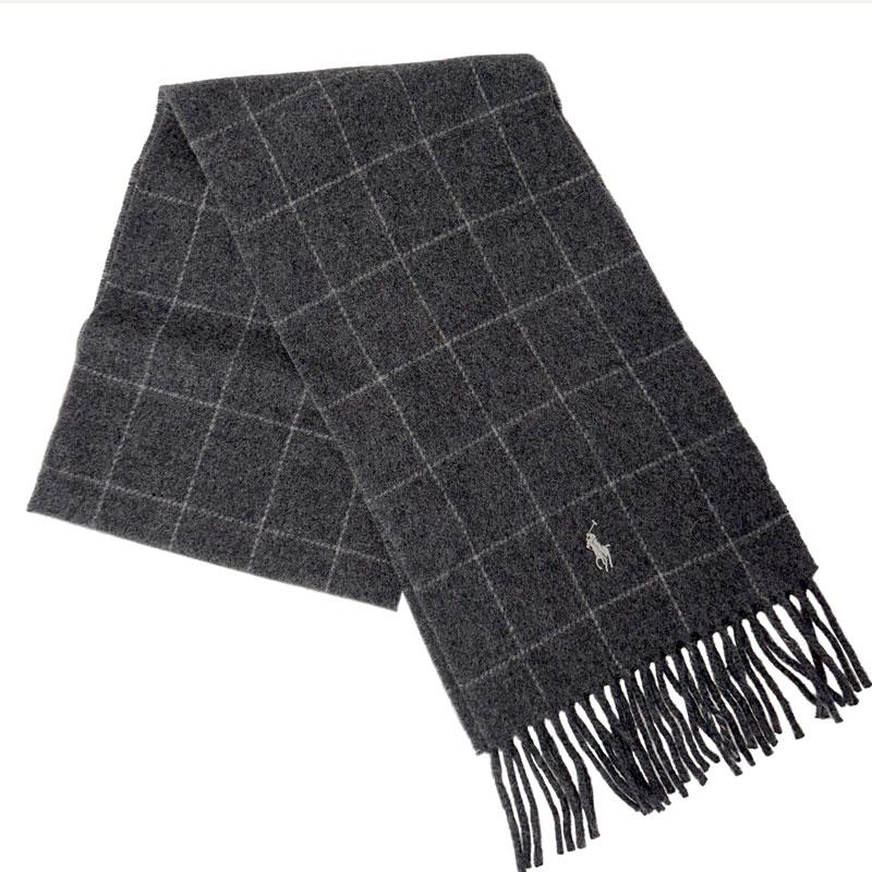 POLO RALPH LAUREN ポロ ラルフローレン reversible windowpane scarf