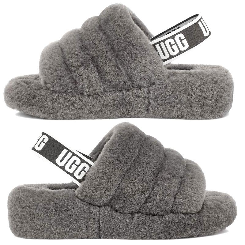 アグ サンダル レディース フラッフ イヤー スライド UGG FLUFF YEAH SLIDE 1095119 ふわふわ モコモコ スポーツ ルームシューズ ギフト｜the-importshop｜10