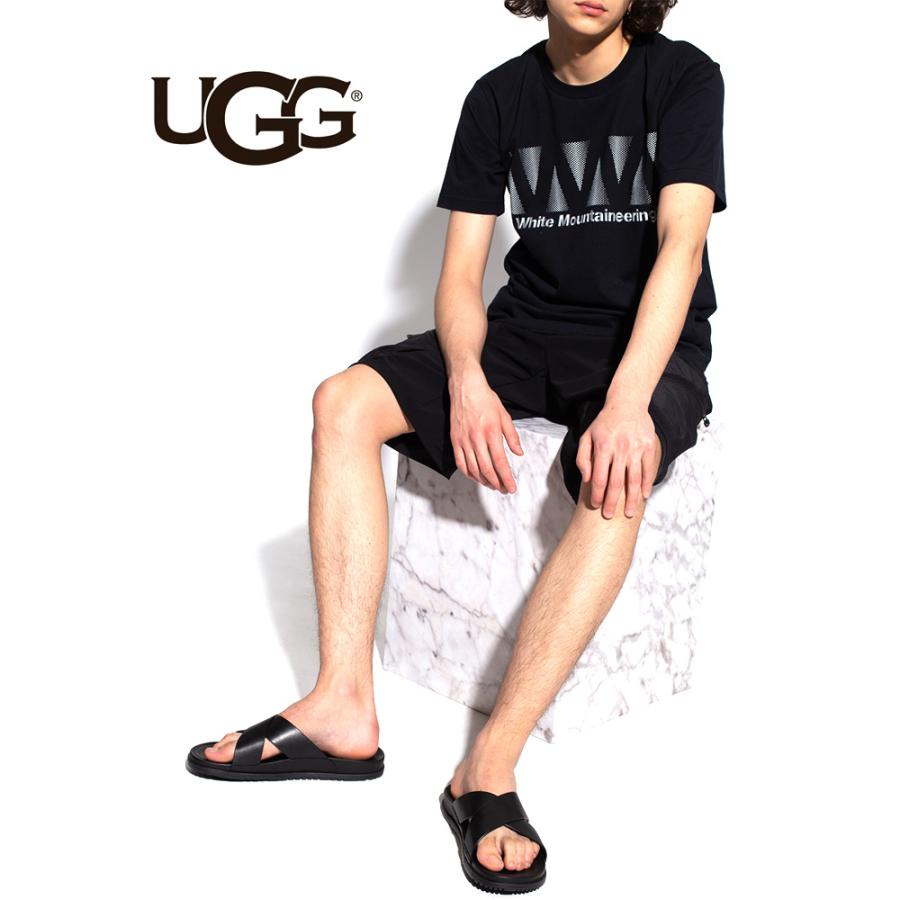 UGG サンダル メンズ 夏 ブランド レザー コンフォートサンダル 歩きやすい 定番 黒 茶 軽量 UGG 1117476 WAINSCOTT SLIDE 母の日 ギフト｜the-importshop｜13