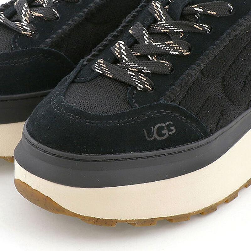 UGG スニーカー レディース おしゃれ マリーン レース ロゴ 黒 UGG スニーカー レディース おしゃれ マリーン レース ロゴ 黒