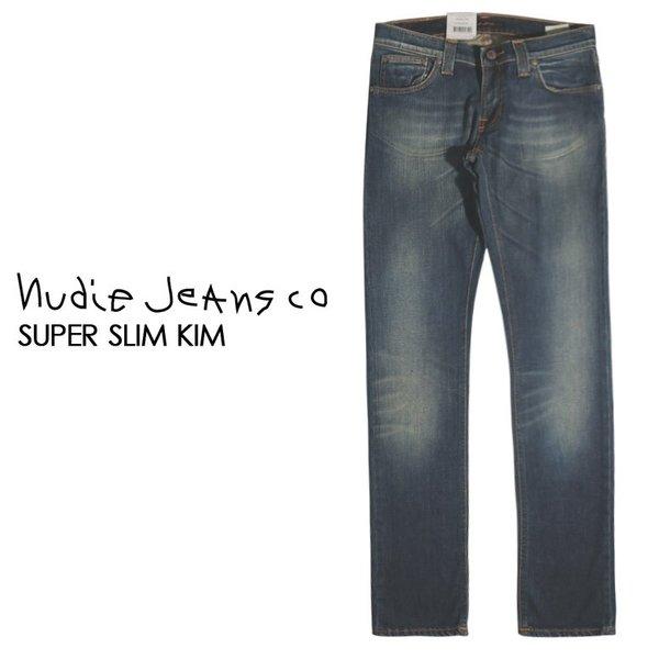 注目ブランド Nudie Jeans ヌーディージーンズ デニム ジーンズ メンズ スリム Super Slim Kim スーパースリムキム ナチュラルダーク 人気ブランド Mdtu Nw Gov Lk