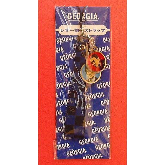 コカ・コーラ「ジョージア」レザー携帯ストラップ : g0563 : ザ・逸品 