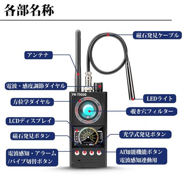 盗聴・盗撮・GPS発見器　ハンターアイ　ARK-PR-T9000｜the-king-shop｜08