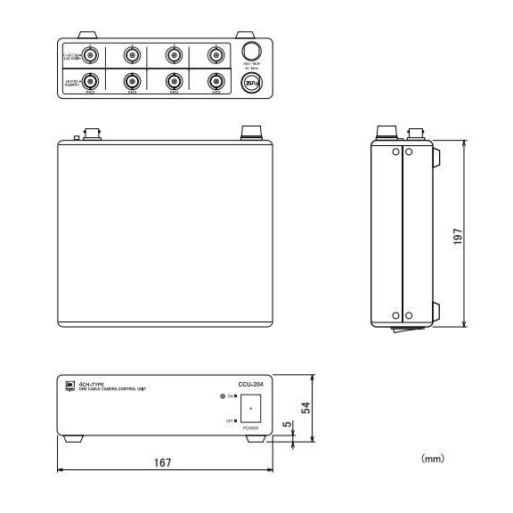 ダイワインダストリ 4chワンケーブルドライブユニット CCU-204