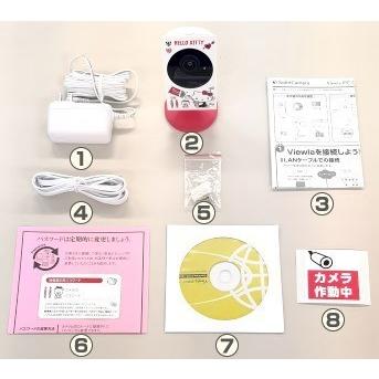 ハローキティコラボ ワイドアングル フルHD IPネットワーク