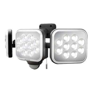 RITEX 12W×3灯 フリーアーム式LEDセンサーライト（常時点灯可） LED
