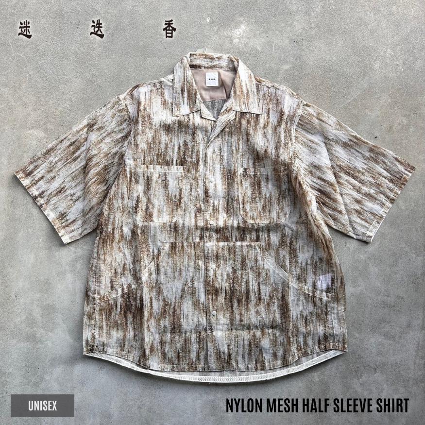 迷迭香 マンネンロウ MESH HALF SLEEVE SHIRT メッシュ ハーフスリーブ