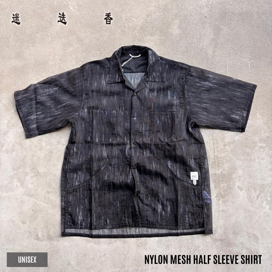 迷迭香 マンネンロウ MESH HALF SLEEVE SHIRT メッシュ ハーフスリーブ