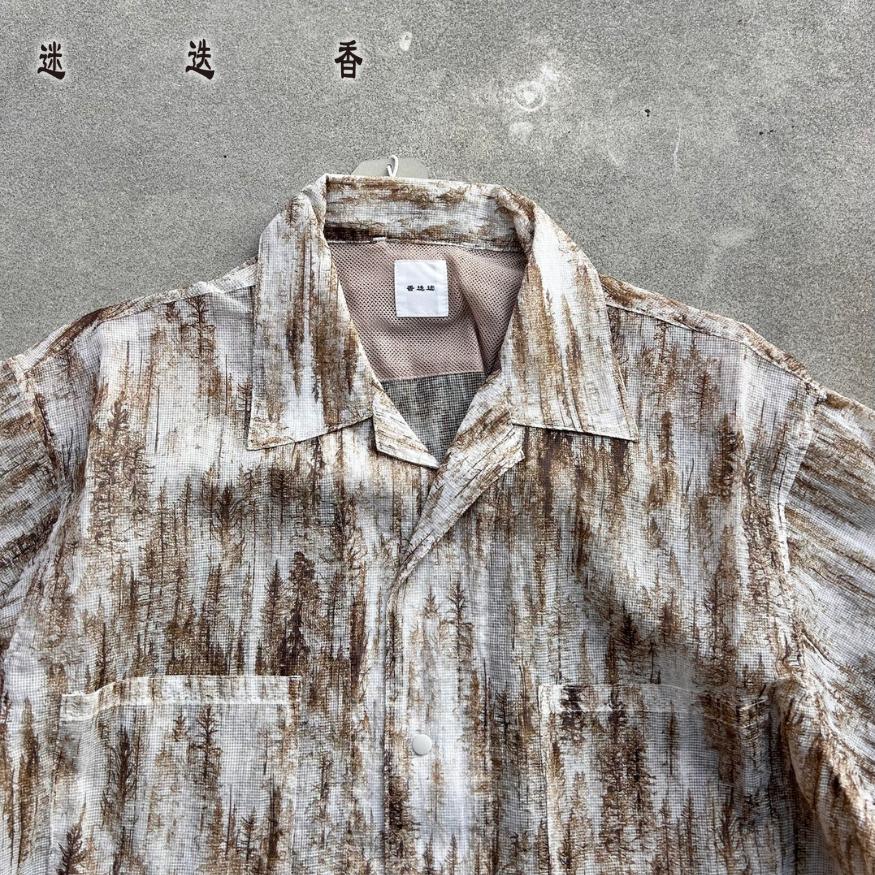 迷迭香 マンネンロウ MESH HALF SLEEVE SHIRT メッシュ ハーフスリーブ