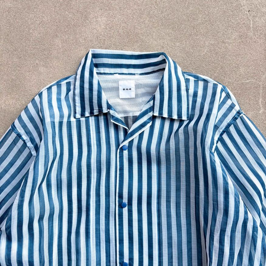 迷迭香 マンネンロウ MESH LONG SLEEVE SHIRT メッシュ ロングスリーブ