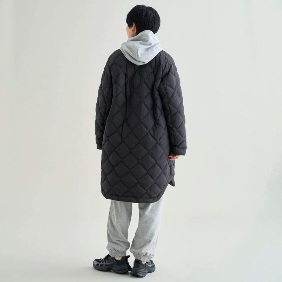 NANGA ナンガ RIB COLLAR QUILTED DOWN COAT W WOMEN リブカラー NANGA ナンガ RIB COLLAR QUILTED DOWN COAT W WOMEN リブカラー