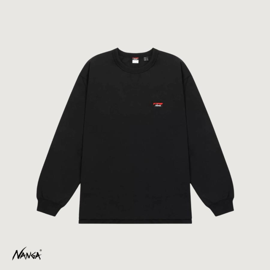 NANGA（ナンガ） 長袖Tシャツ エコハイブリッド ボックスロゴ エン