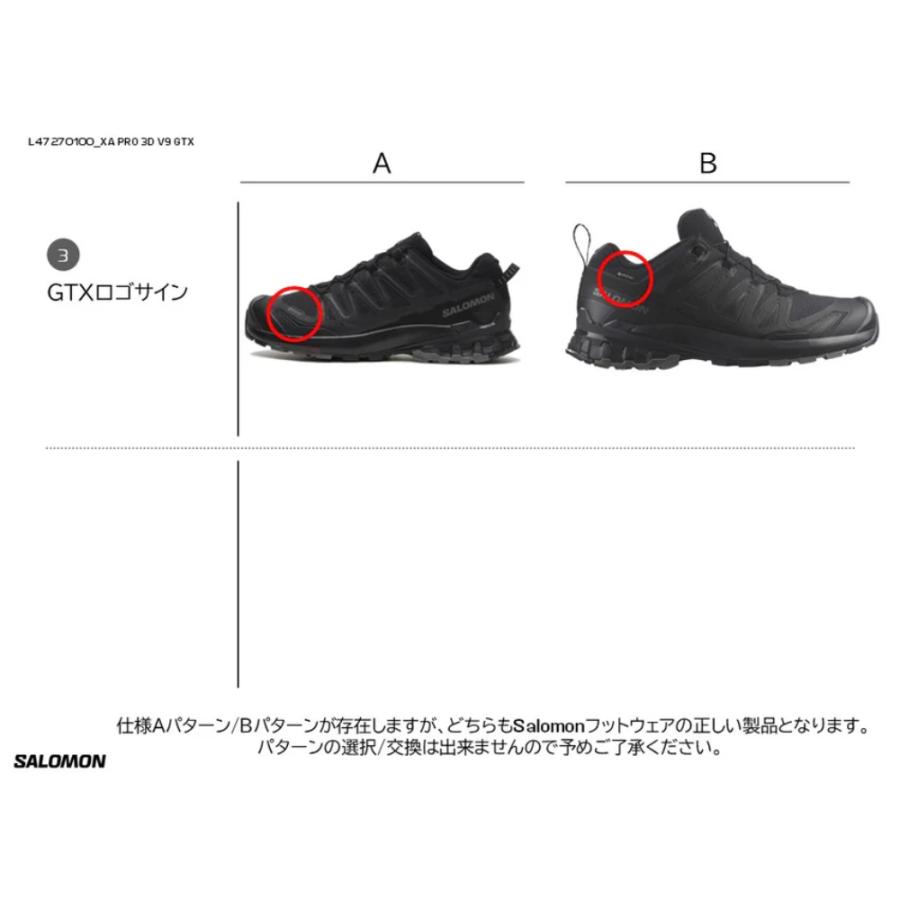 SALOMON（サロモン） XA PRO 3D V9 GTX L472701 ブラック ゴアテックス