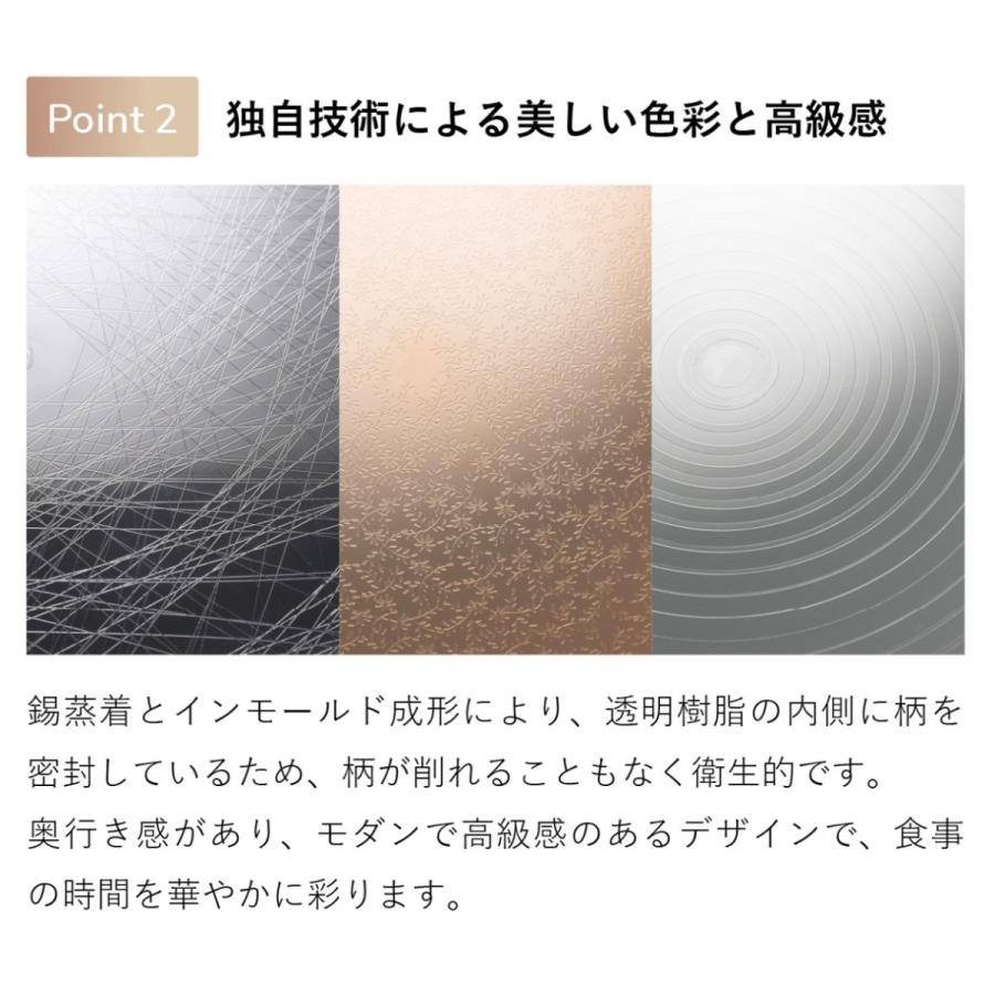 トレイ お盆 皿 食器 モダン レジン 丸 円形 大型 大きい 透明 割れない 食洗器対応 ornament Design Tray L（デザイントレイ） |  | 05