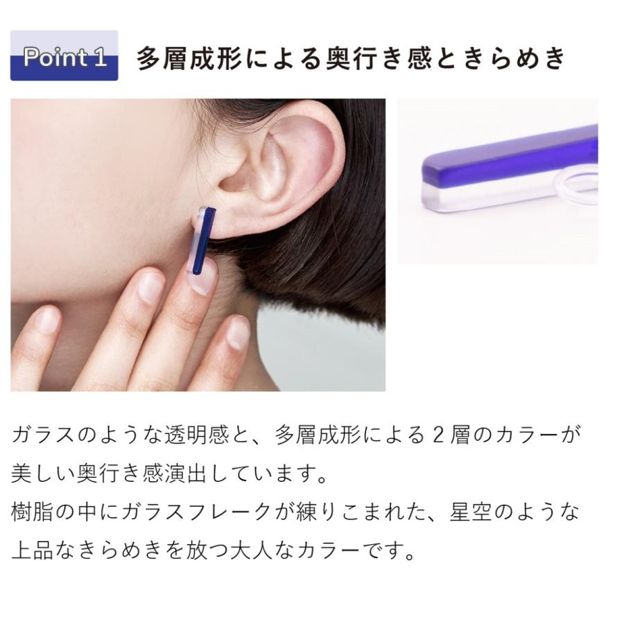 イヤリング 金属アレルギー対応 軽い 軽量 おしゃれ モダン レディース 透明 ornament Accessory -Earring-（アクセサリー -イヤリング-） |  | 06