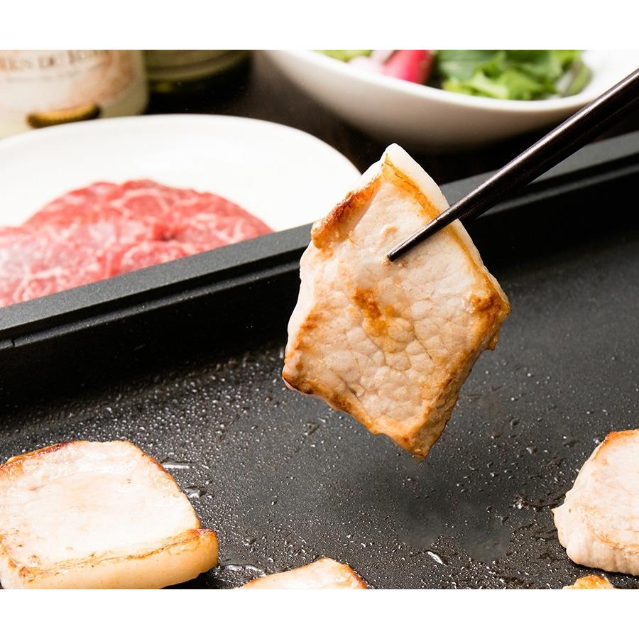 送料無料 TOKYO X 食べつくし 厚切り焼肉セット (1kg以上 6〜8人前) ロース・肩ロース・バラ・もも・うで 幻の豚肉 東京X トウキョウエックス｜the-nikuya｜12