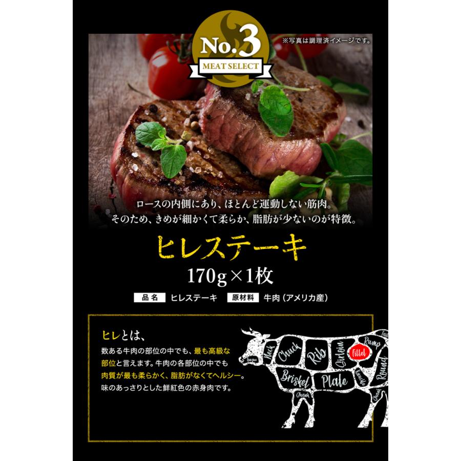 極上 ステーキ肉 ステーキセット福袋 3枚入り合計 590gサーロイン(220g)リブアイロース(200g)テンダー(170g)｜the-nikuya｜08