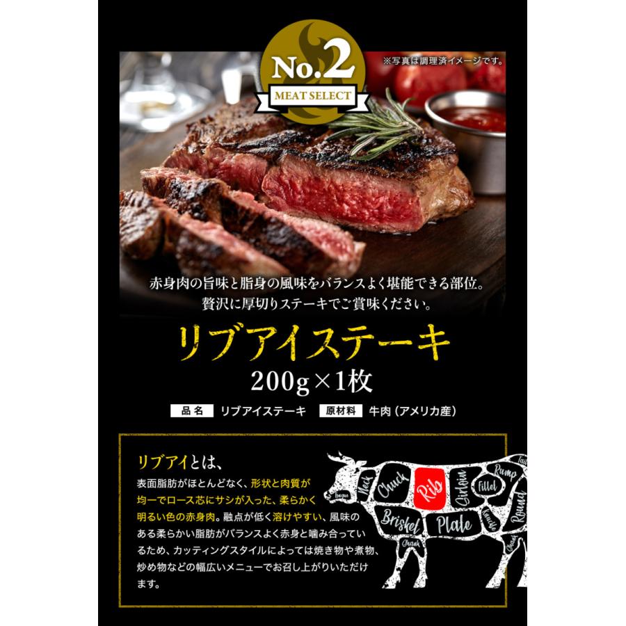 極上牛肉 ステーキ福袋4枚入り 合計740g サーロイン220g リブアイロース200g テンダー170g ハラミ150g 仕送り 業務用｜the-nikuya｜09