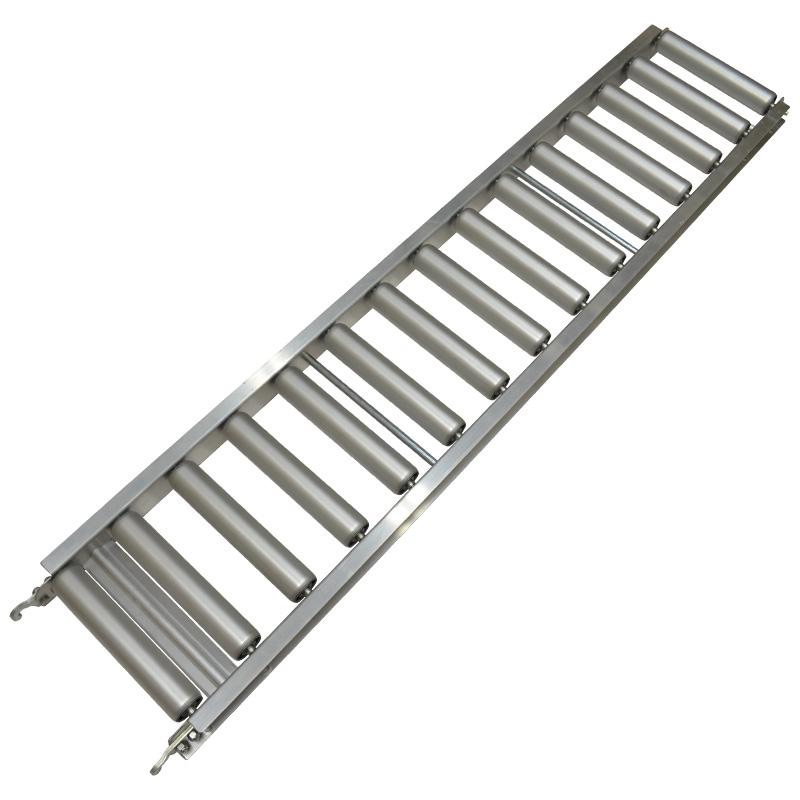 アルミローラーコンベアー（機巾460mmピッチ50mm機長2m エコノミータイプ ローラーコンベヤー）YALR-E-46-050-20