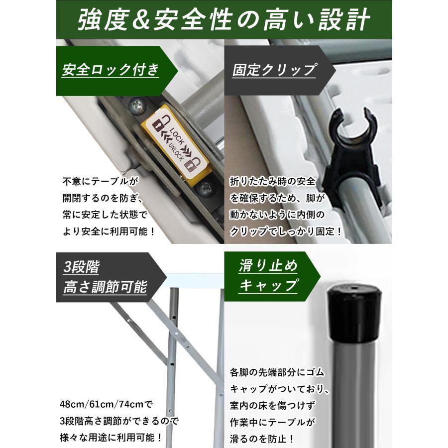 ワークテーブル 折りたたみ 作業台 180cm 150 120 デスク 業務用