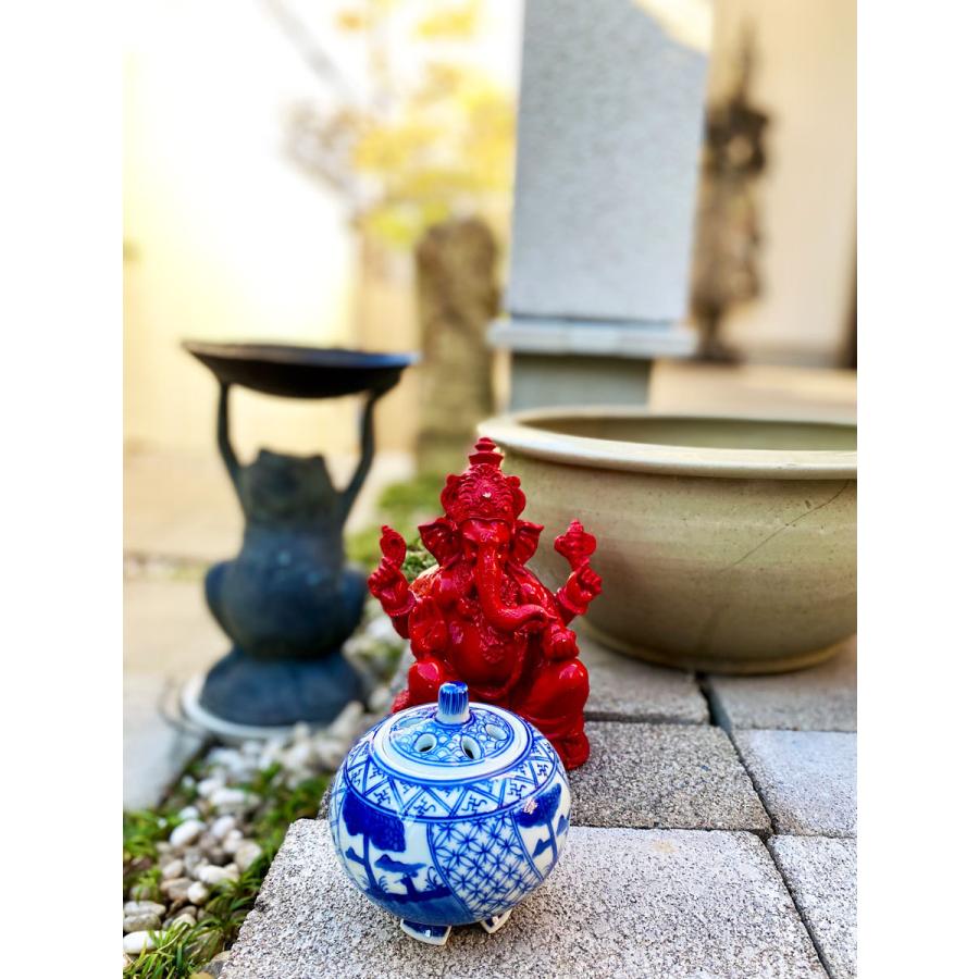 THE-SECRET-GARDEN Blue & White 香炉 シノワズリ 青白陶器 リラックス