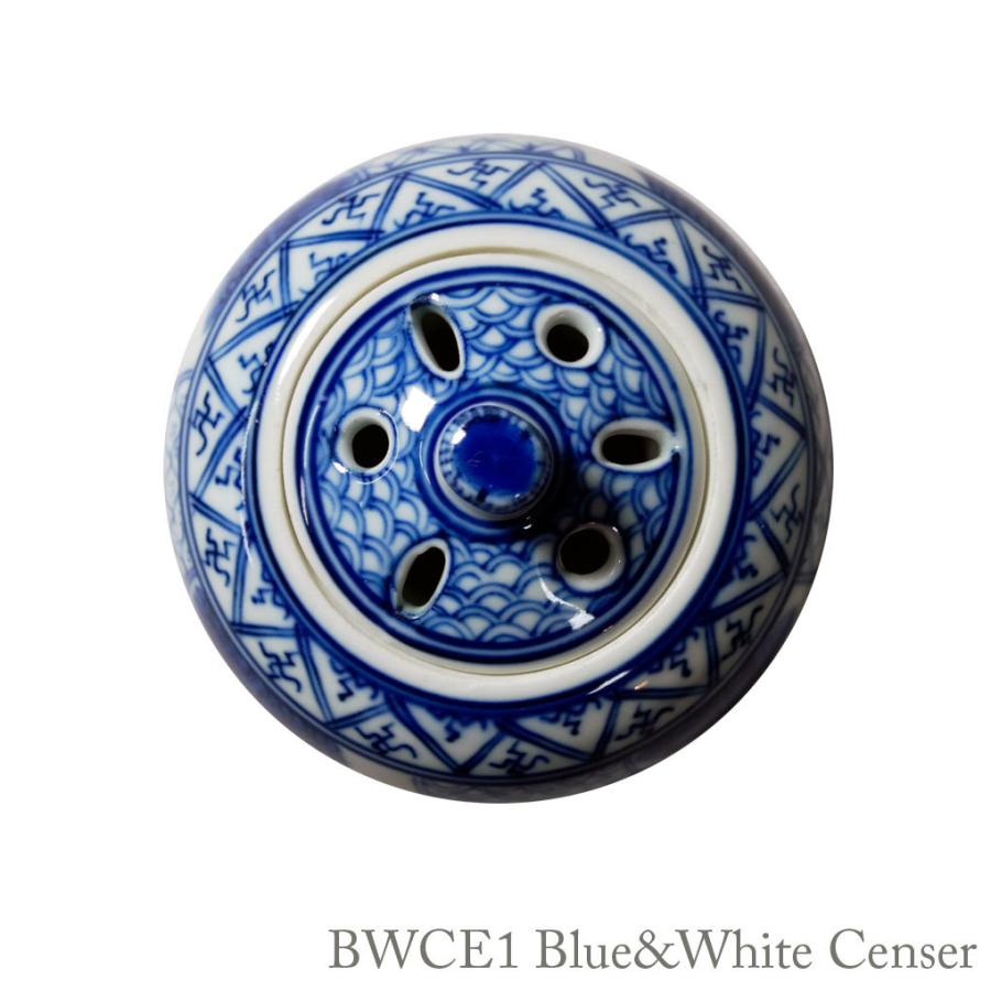 THE-SECRET-GARDEN Blue & White 香炉 シノワズリ 青白陶器 リラックス