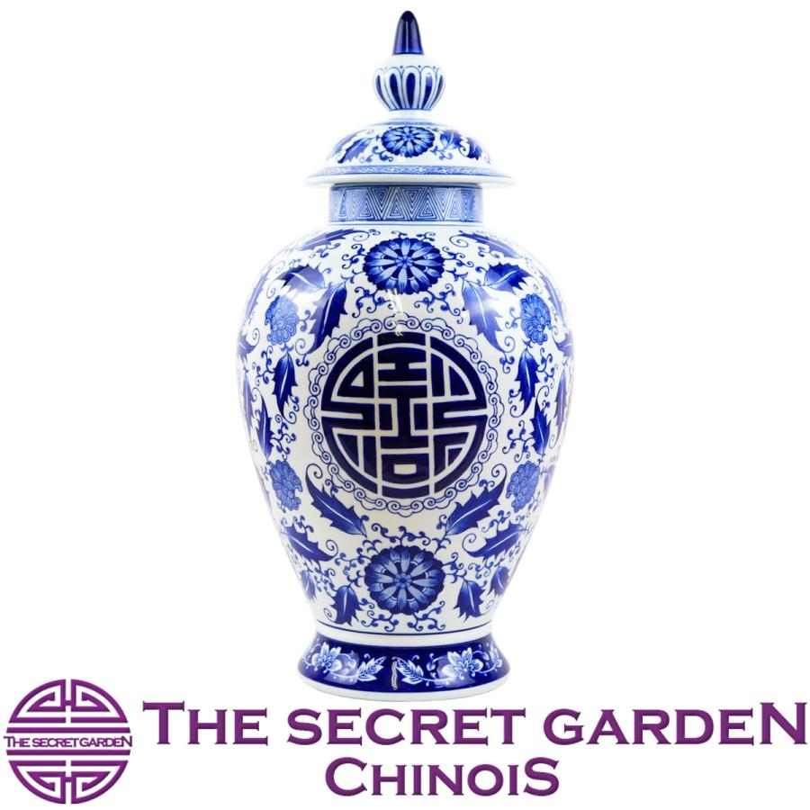THE-SECRET-GARDEN Blue & White シノワズリ ジンジャージャー THE-SECRET-GARDEN Blue & White シノワズリ ジンジャージャー