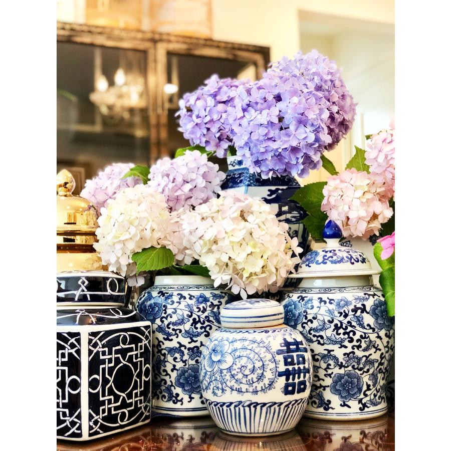 THE-SECRET-GARDEN シノワズリ Blue & White 飾り壺 ジンジャー THE-SECRET-GARDEN シノワズリ Blue & White 飾り壺 ジンジャー