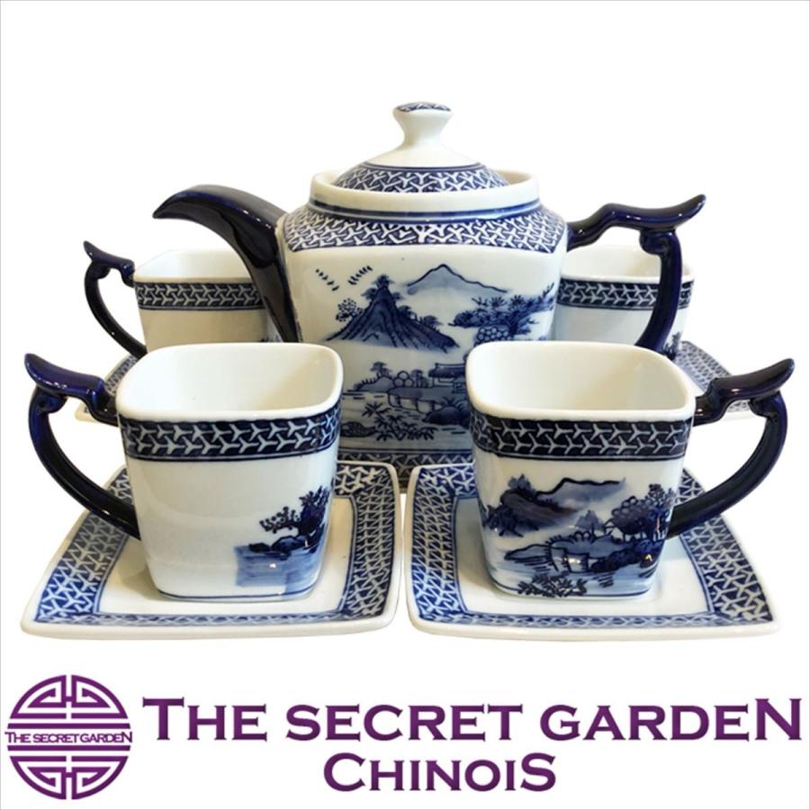 THE-SECRET-GARDEN シノワズリ ティーセット カップ＆ソーサー