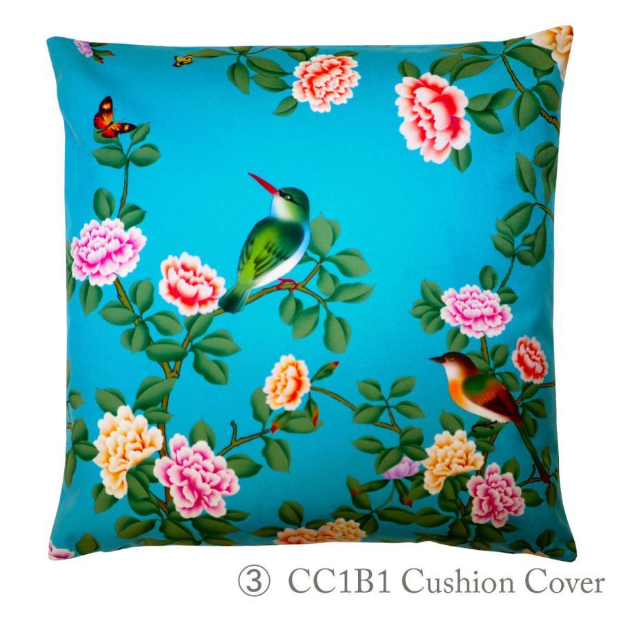 THE-SECRET-GARDEN シノワズリ クッションカバー 45×45 全4種類 THE-SECRET-GARDEN シノワズリ クッションカバー 45×45 全4種類
