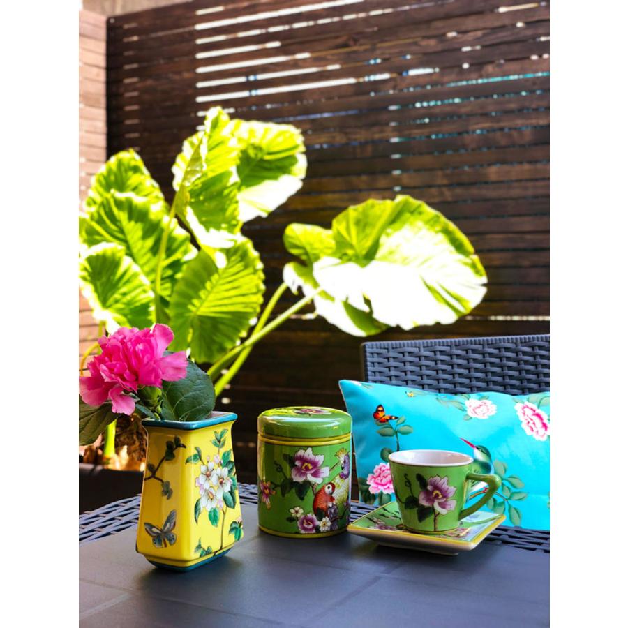 THE-SECRET-GARDEN シノワズリ クッションカバー 45×45 全4種類 花鳥柄