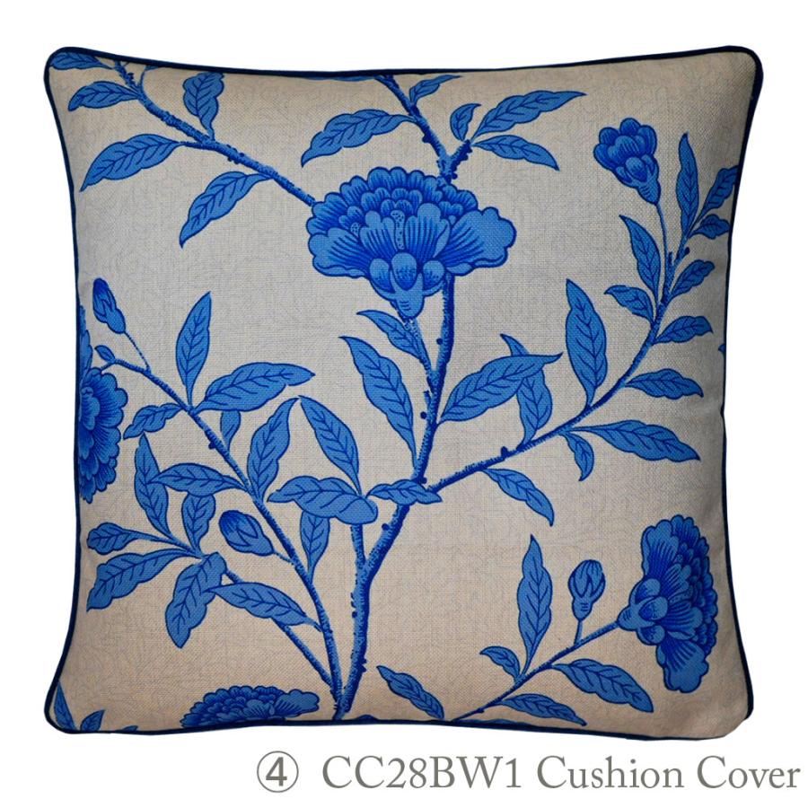 THE-SECRET-GARDEN シノワズリ 花鳥柄 クッションカバー 全4種類 THE-SECRET-GARDEN シノワズリ 花鳥柄 クッションカバー 全4種類
