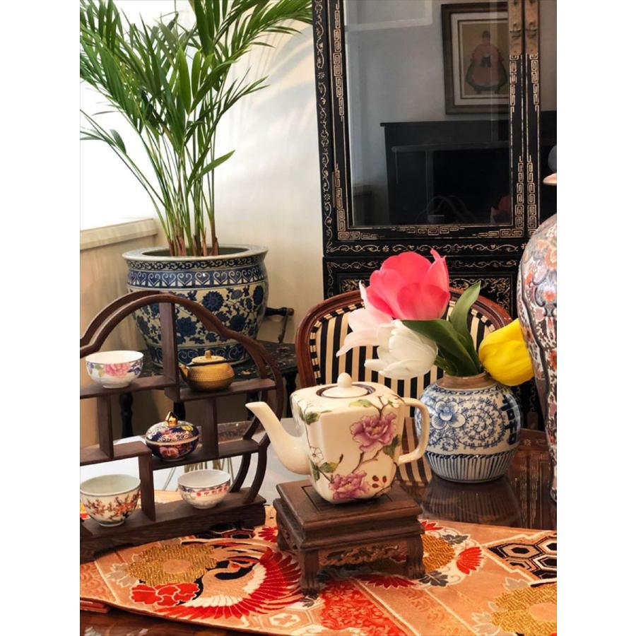 The Secret Garden シノワズリ 木製 高級花台 飾り台 スタンド ティーポット 花瓶 中国茶器 飾り棚 中国家具 アンティーク ザ シークレットガーデン Tsg Fs2w1 The Secret Garden Chinois 通販 Yahoo ショッピング